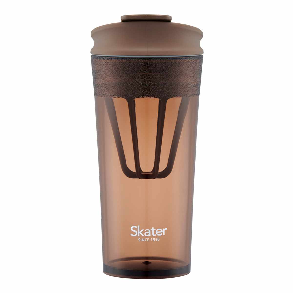 タンブラー 420ml シェイカー付タンブラー ( ボトル 持ち運び プロテイン カップ シンプル おしゃれ ふた付き ) 【グレー】 グレー