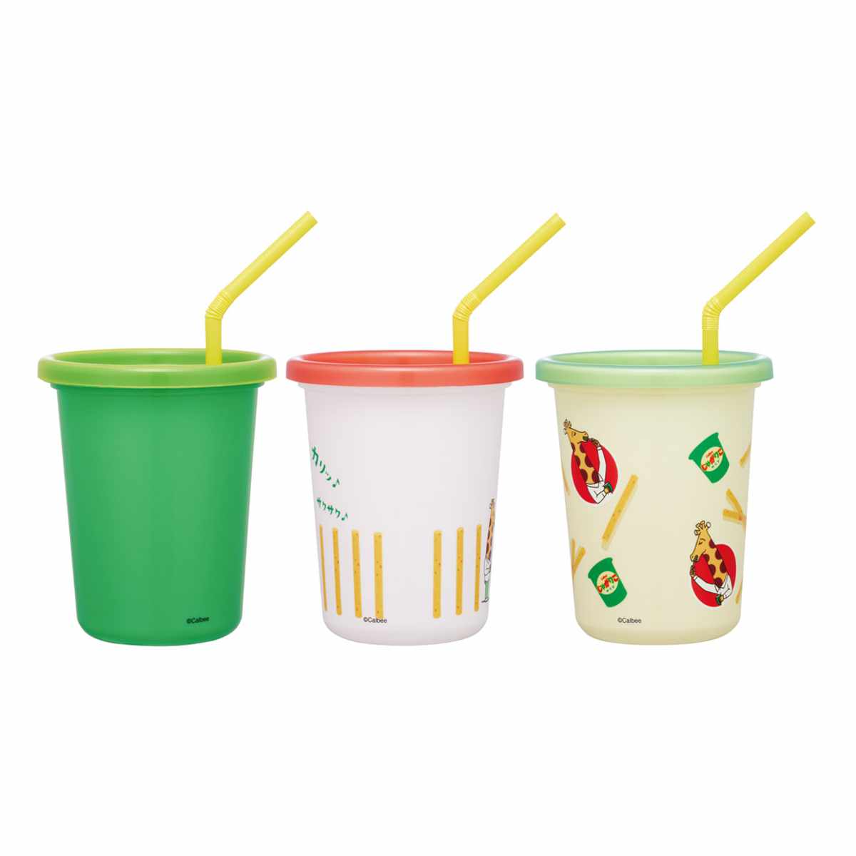 タンブラー 320ml ストロー付タンブラー3個入 ( コップ キャラクター 子ども 子供 キッズ 食洗機対応 日本製 ポテチうすしお味 じゃがりこサラダ かっぱえびせん 亀田の柿の種 ) 【かっぱえびせん】 かっぱえびせん