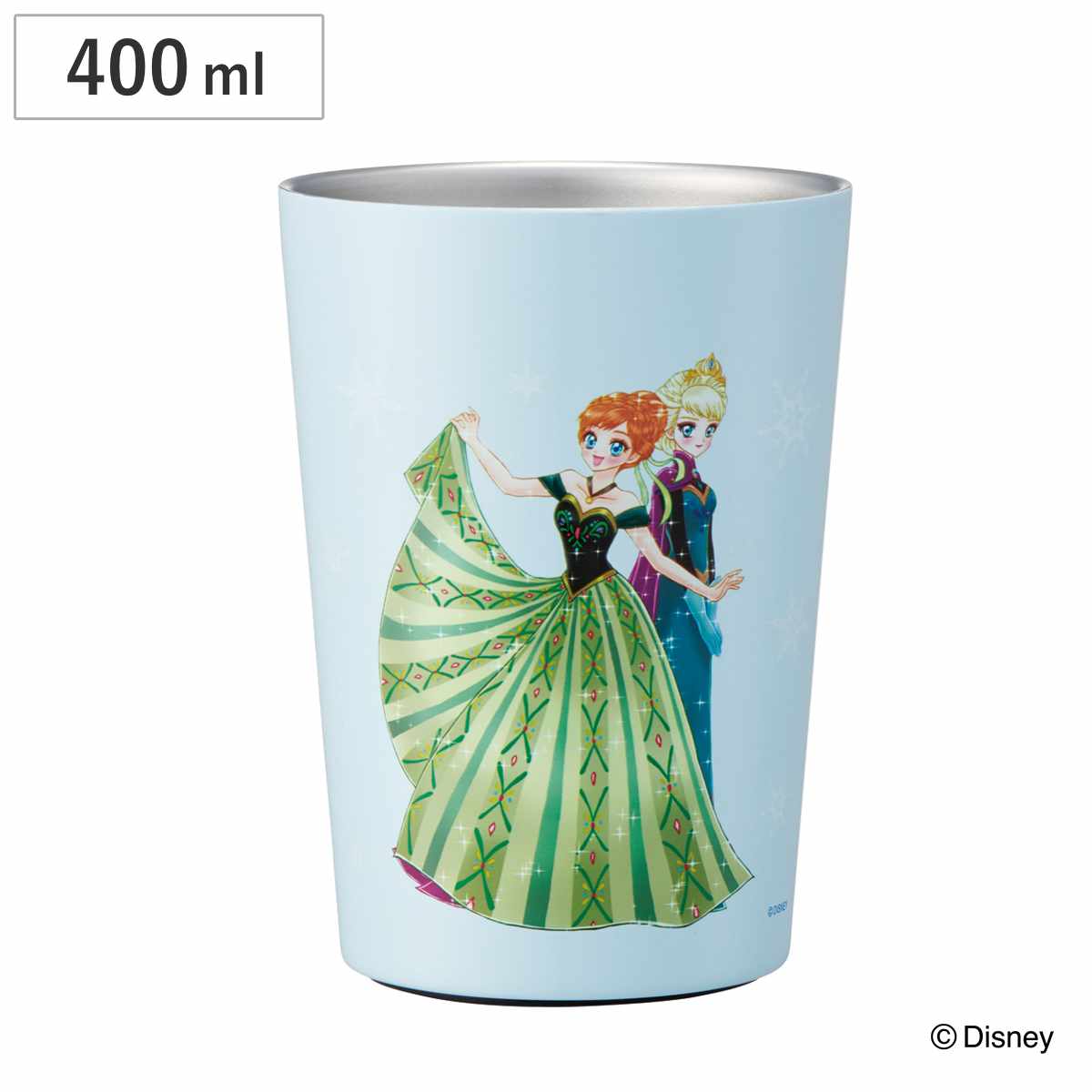 タンブラー 400ml ステンレスタンブラー M アナと雪の女王 （ 保温 保冷 ステンレス コップ キャラクター ディズニー コンビニ コーヒー カップ アナ エルサ アナ雪 ）