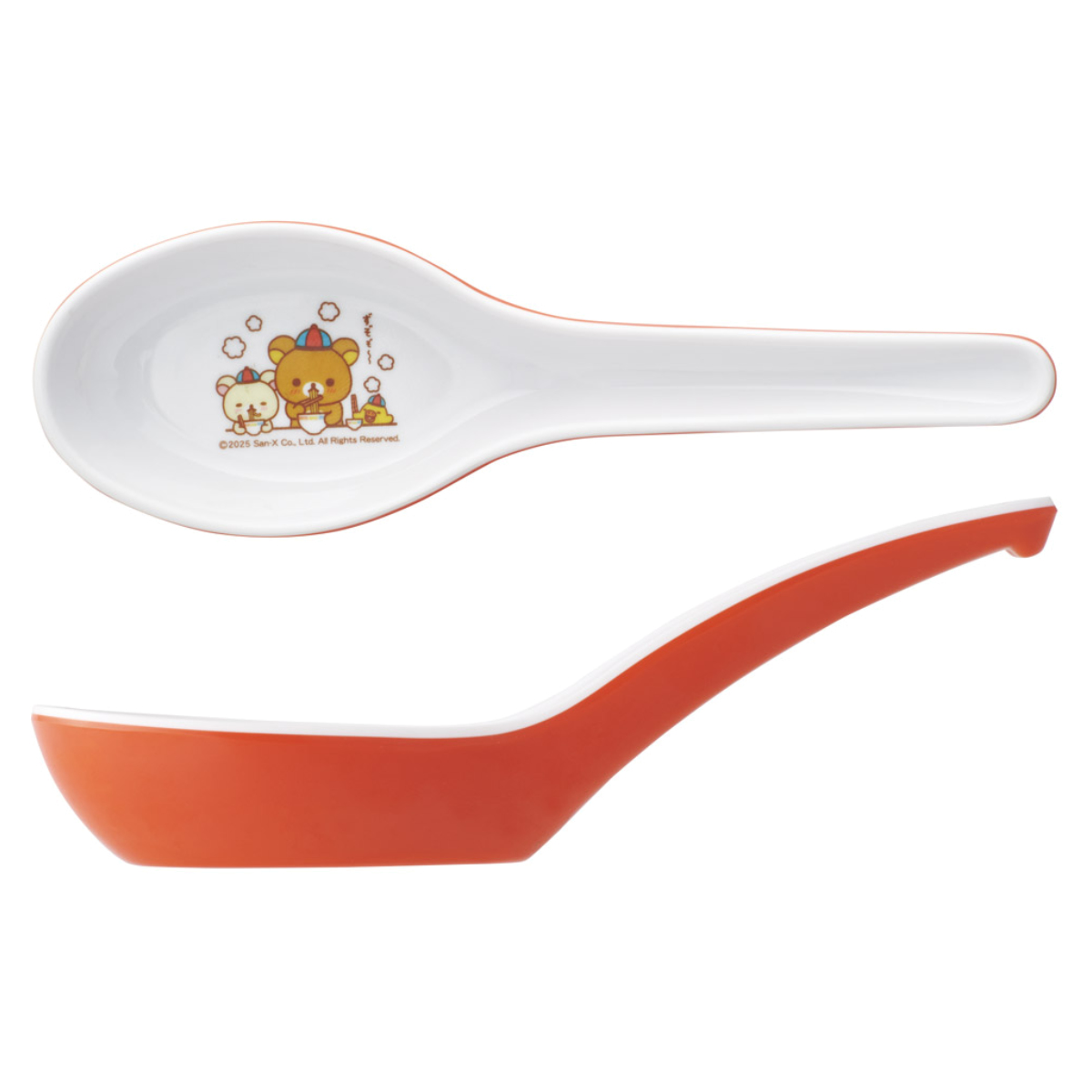 れんげ メラミンレンゲ リラックマ ( 食洗機対応 レンゲ キャラクター 中華 食器 中華食器 キッズ 子供 子ども ラーメン チャーハン 炒飯 )