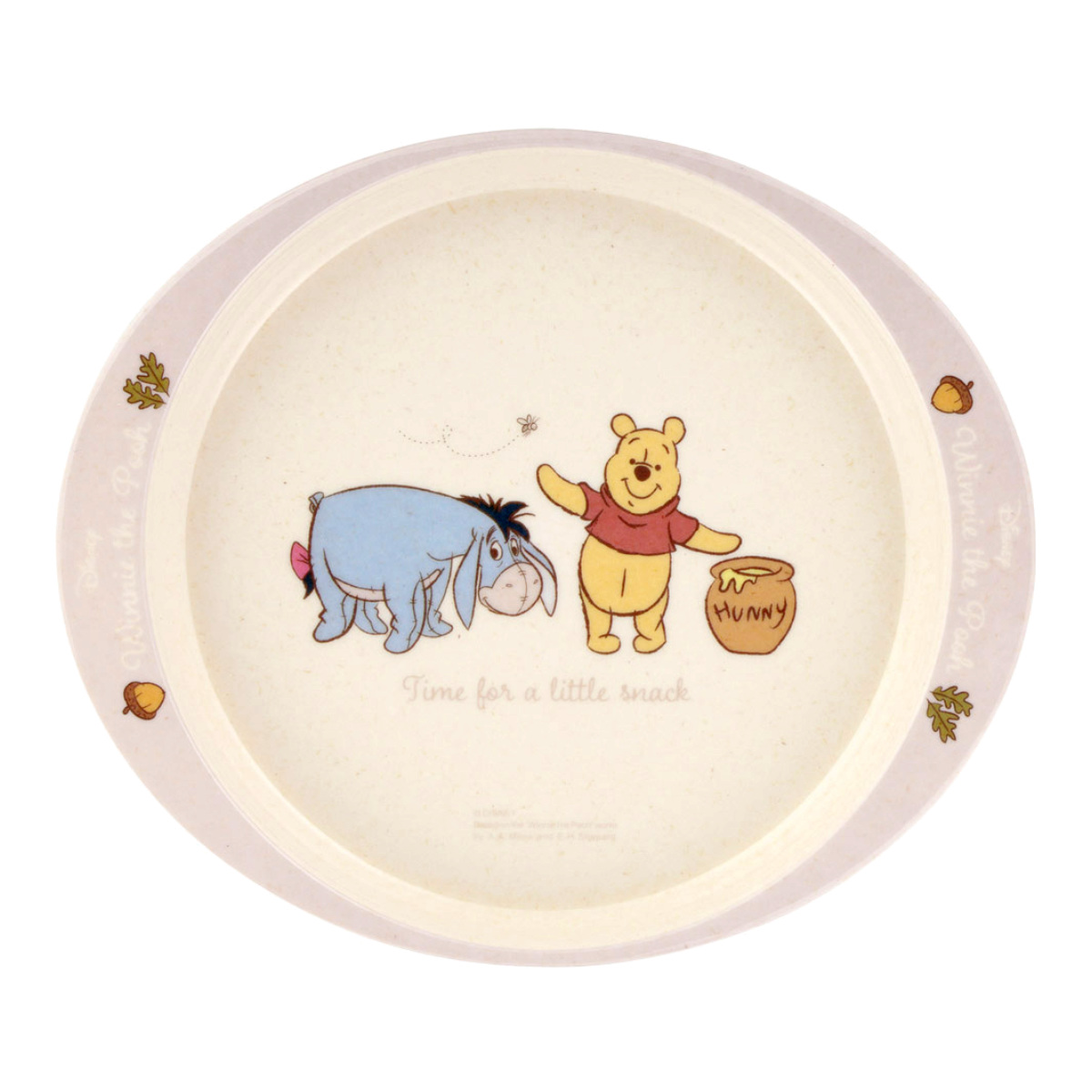 ランチプレート バンブーメラミン くまのプーさん ( 食洗機対応 お皿 皿 プレート メラミン 子ども用 割れにくい 食器 キッズ キャラクター ディズニー プーさん )