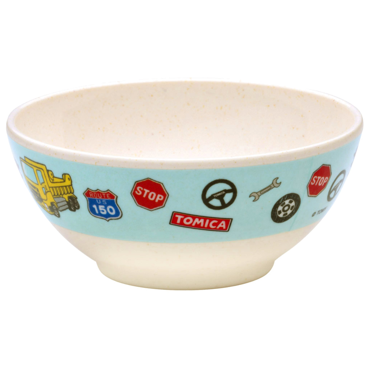 茶碗 バンブーメラミン トミカ ( 食洗機対応 お茶碗 飯椀 お椀 メラミン ボウル 子ども用 割れにくい 食器 キッズ キャラクター 車 )