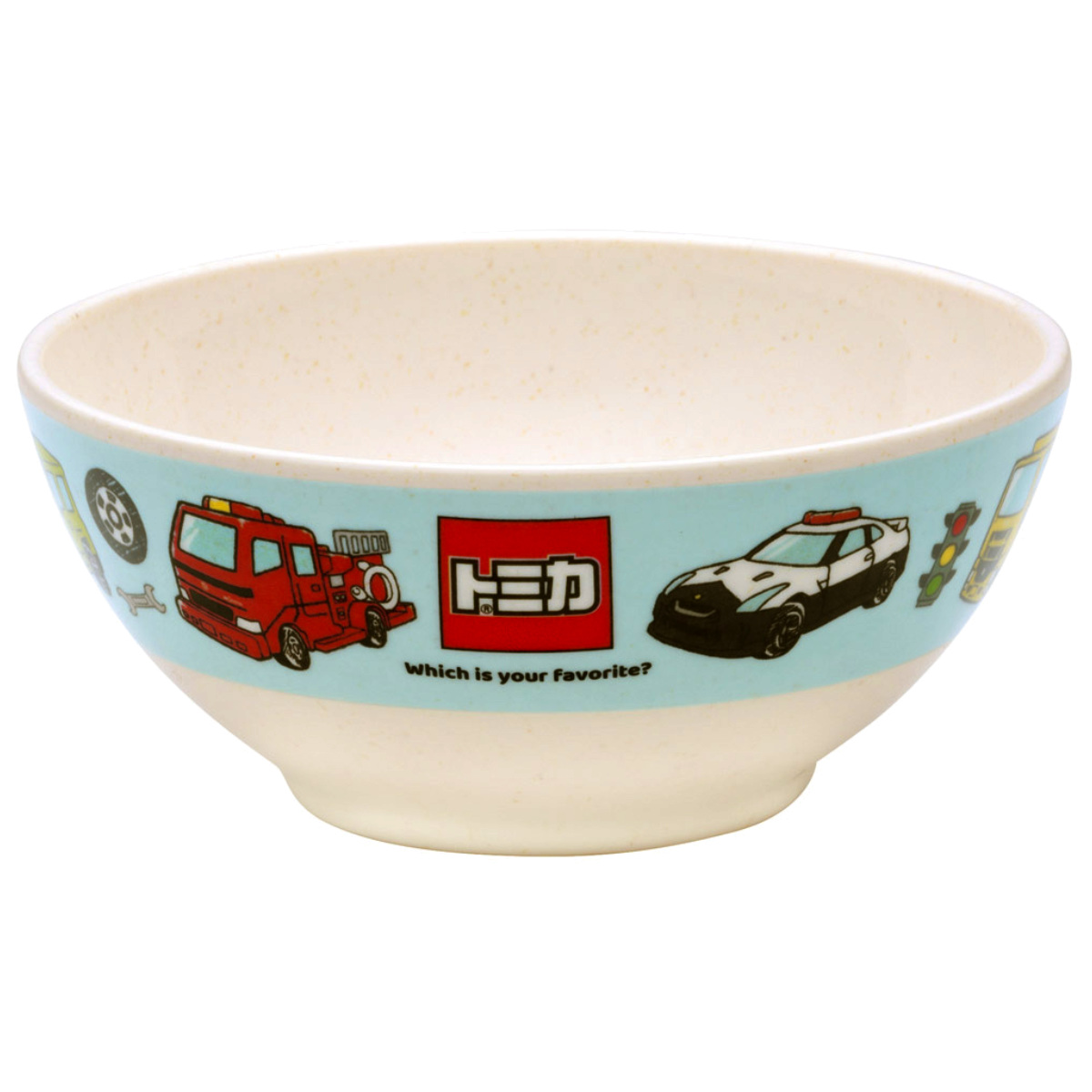 茶碗 バンブーメラミン トミカ ( 食洗機対応 お茶碗 飯椀 お椀 メラミン ボウル 子ども用 割れにくい 食器 キッズ キャラクター 車 )