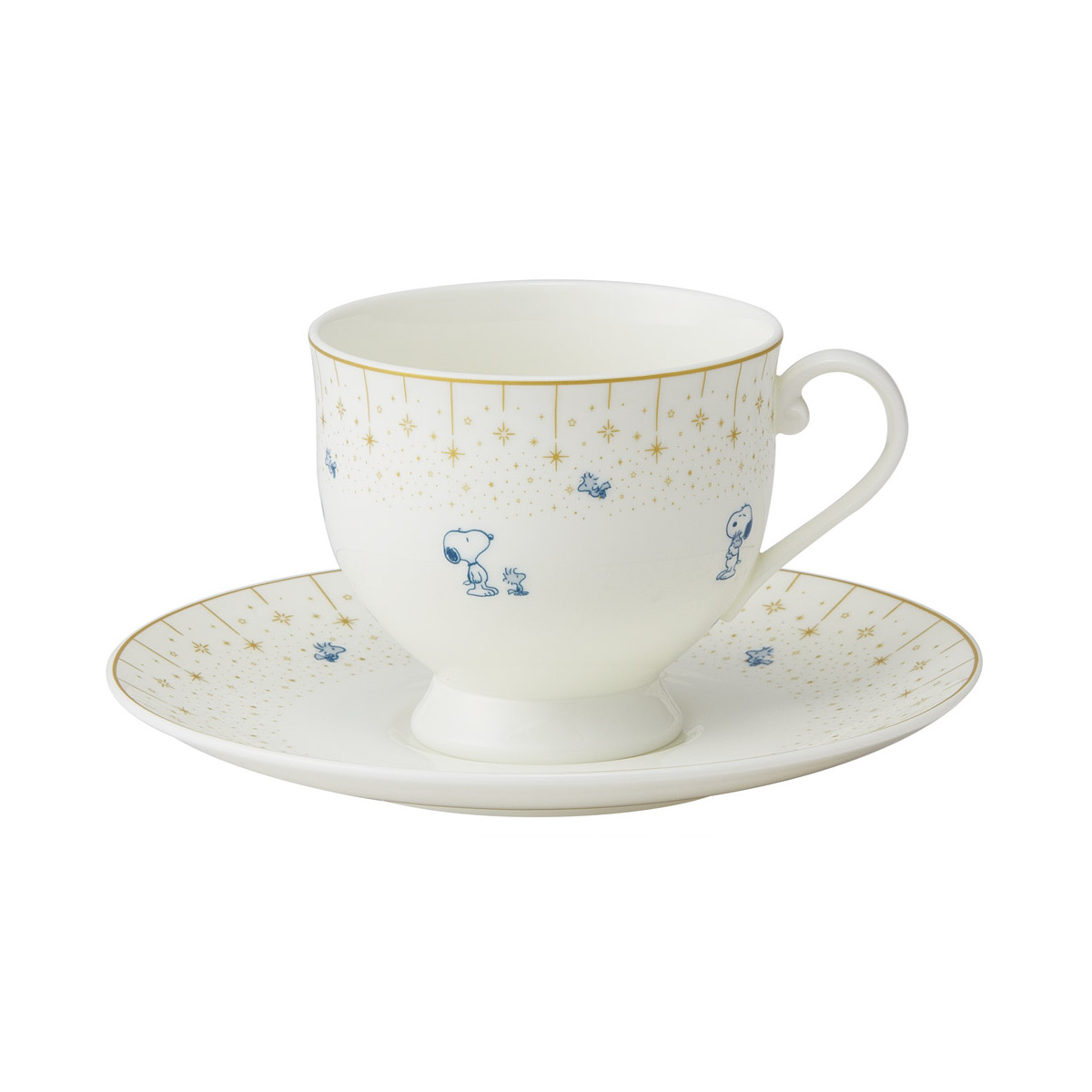 カップ&ソーサー スヌーピー ( SNOOPY 電子レンジ対応 食洗機対応 日本製 磁器 マグカップ マグ カップ コップ ソーサー キャラクター かわいい )