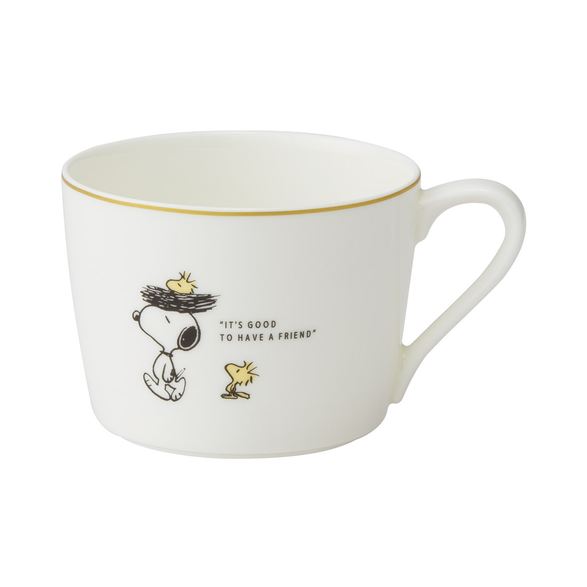 マグカップ マグ 小 スヌーピー ( SNOOPY 電子レンジ対応 食洗機対応 日本製 磁器 カップ コップ ソーサー キャラクター かわいい ) 【A】 A