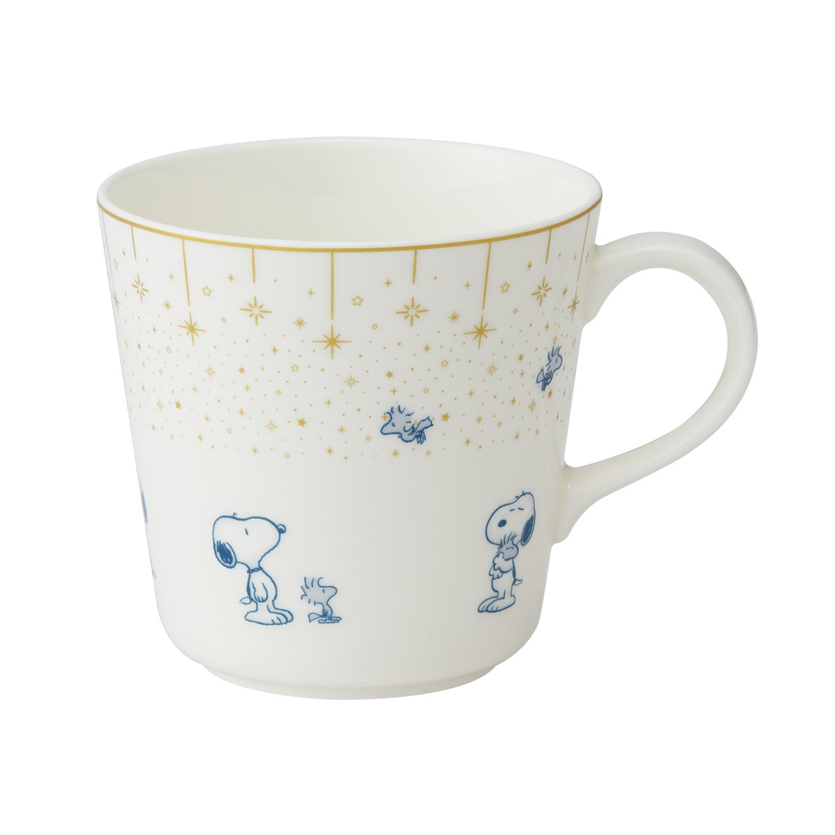 マグカップ マグ 大 スヌーピー ( SNOOPY 電子レンジ対応 食洗機対応 日本製 磁器 カップ コップ ソーサー キャラクター かわいい ) 【B】 B