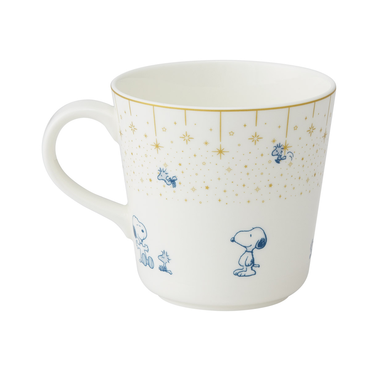 マグカップ マグ 大 スヌーピー ( SNOOPY 電子レンジ対応 食洗機対応 日本製 磁器 カップ コップ ソーサー キャラクター かわいい ) 【B】 B