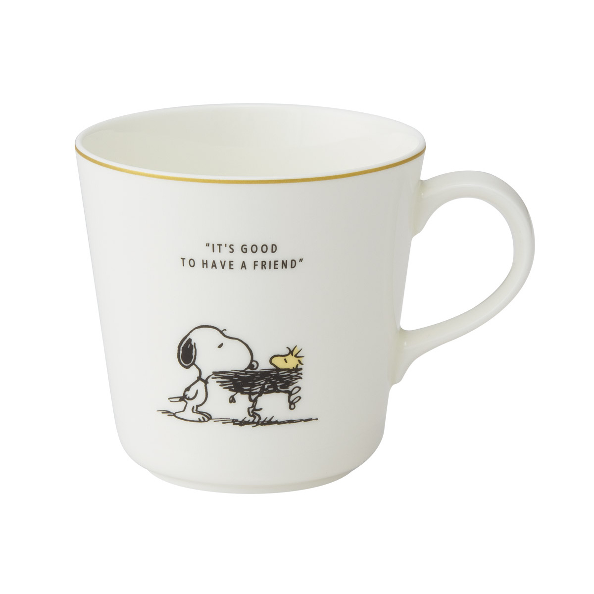 マグカップ マグ 大 スヌーピー ( SNOOPY 電子レンジ対応 食洗機対応 日本製 磁器 カップ コップ ソーサー キャラクター かわいい ) 【B】 B