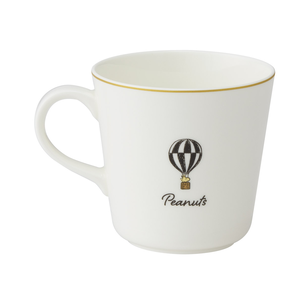 マグカップ マグ 大 スヌーピー ( SNOOPY 電子レンジ対応 食洗機対応 日本製 磁器 カップ コップ ソーサー キャラクター かわいい ) 【B】 B