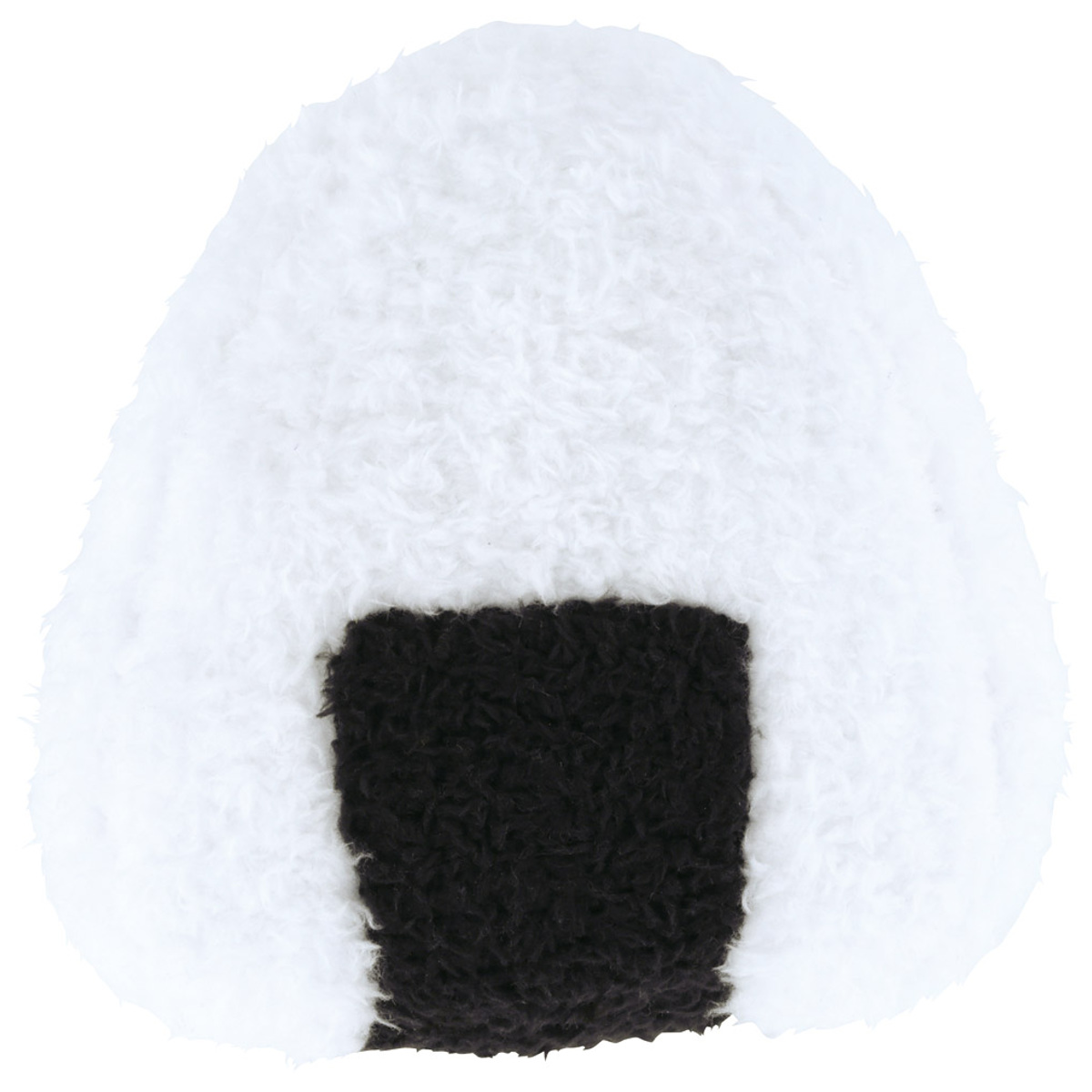 マスコット 磁石でくっつく ぬいぐるみ おにぎり ( インテリア 雑貨 オブジェ おもちゃ 人形 食べ物 小さい 癒し マグネット 小さめ 手のひらサイズ ふわふわ プレゼント ギフト かわいい ベビー 子供 大人 ) 【のり】 のり