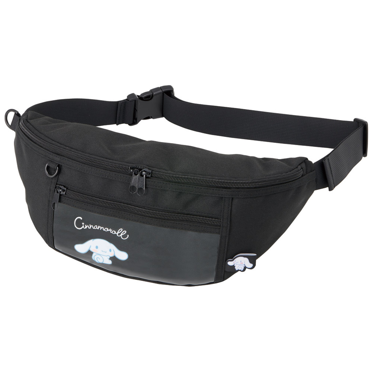 ボディバッグ クリアポケット付き サンリオ ( クロミ シナモロール ショルダーバッグ ウエストポーチ 斜めがけ 子供 大人 バッグ かわいい クリアポケット 鞄 かばん 斜めがけバッグ 肩掛けバッグ サコッシュ キャラ キャラクター ) 【シナモロール】 シナモロール