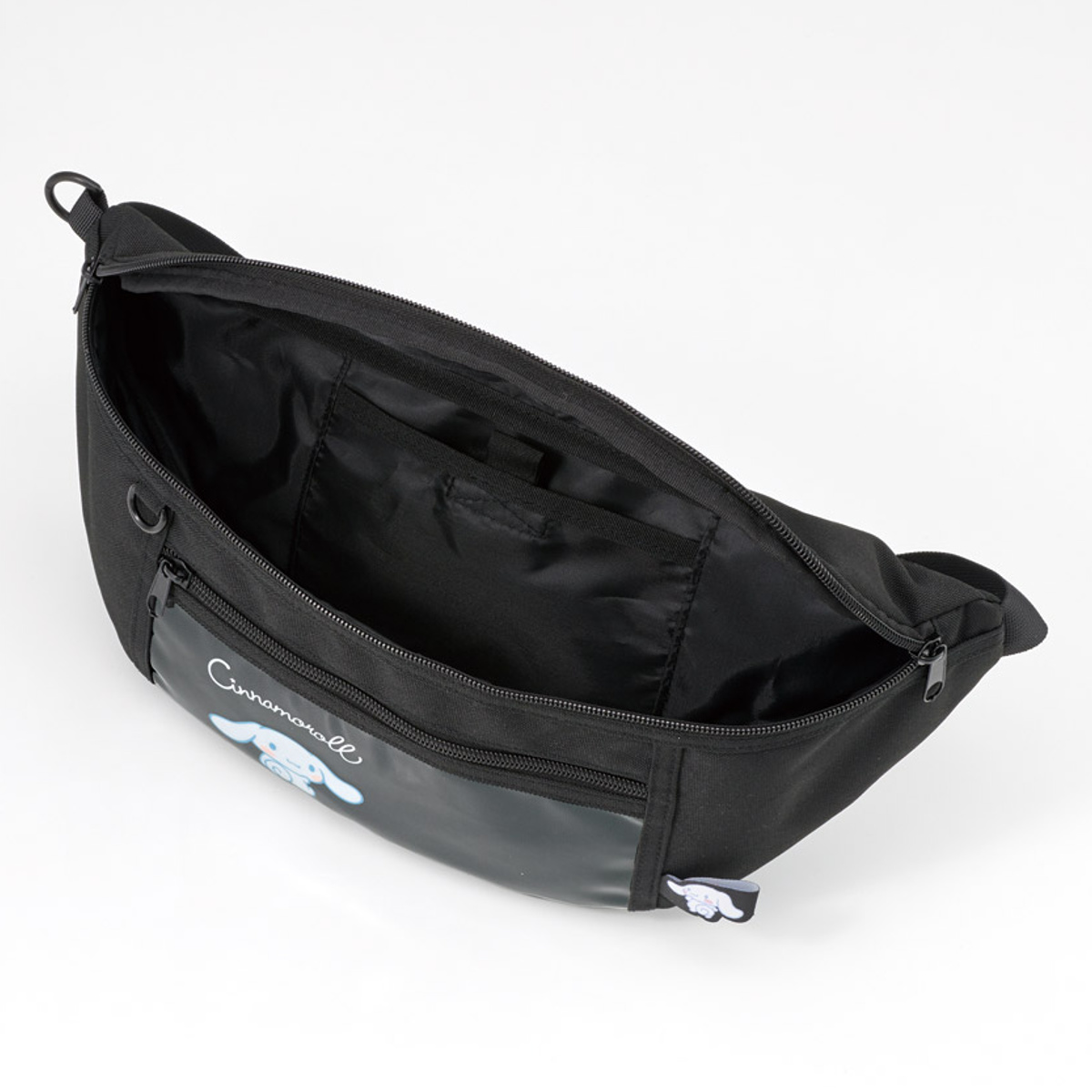 ボディバッグ クリアポケット付き サンリオ ( クロミ シナモロール ショルダーバッグ ウエストポーチ 斜めがけ 子供 大人 バッグ かわいい クリアポケット 鞄 かばん 斜めがけバッグ 肩掛けバッグ サコッシュ キャラ キャラクター ) 【シナモロール】 シナモロール