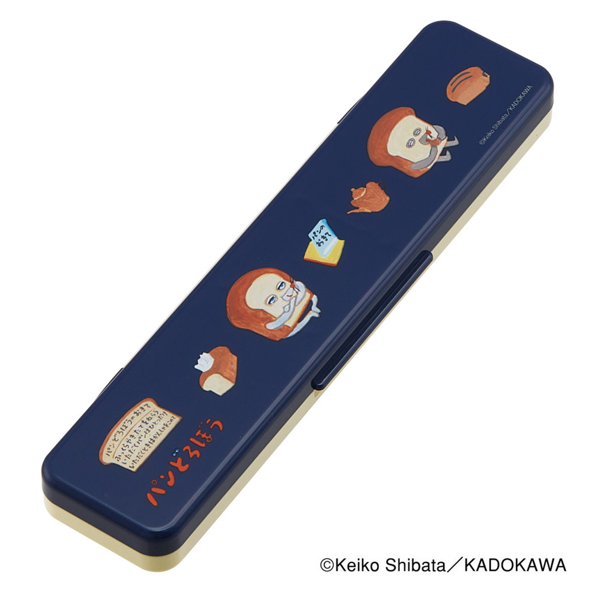 抗菌コンビセット パンどろぼう 音の鳴らない お箸 スプーン ( 食洗機対応 18センチ カトラリー 抗菌 日本製 食洗機OK カトラリーセット 銀 AG 持ち運び お弁当 弁当 抗菌加工 箸箱 )