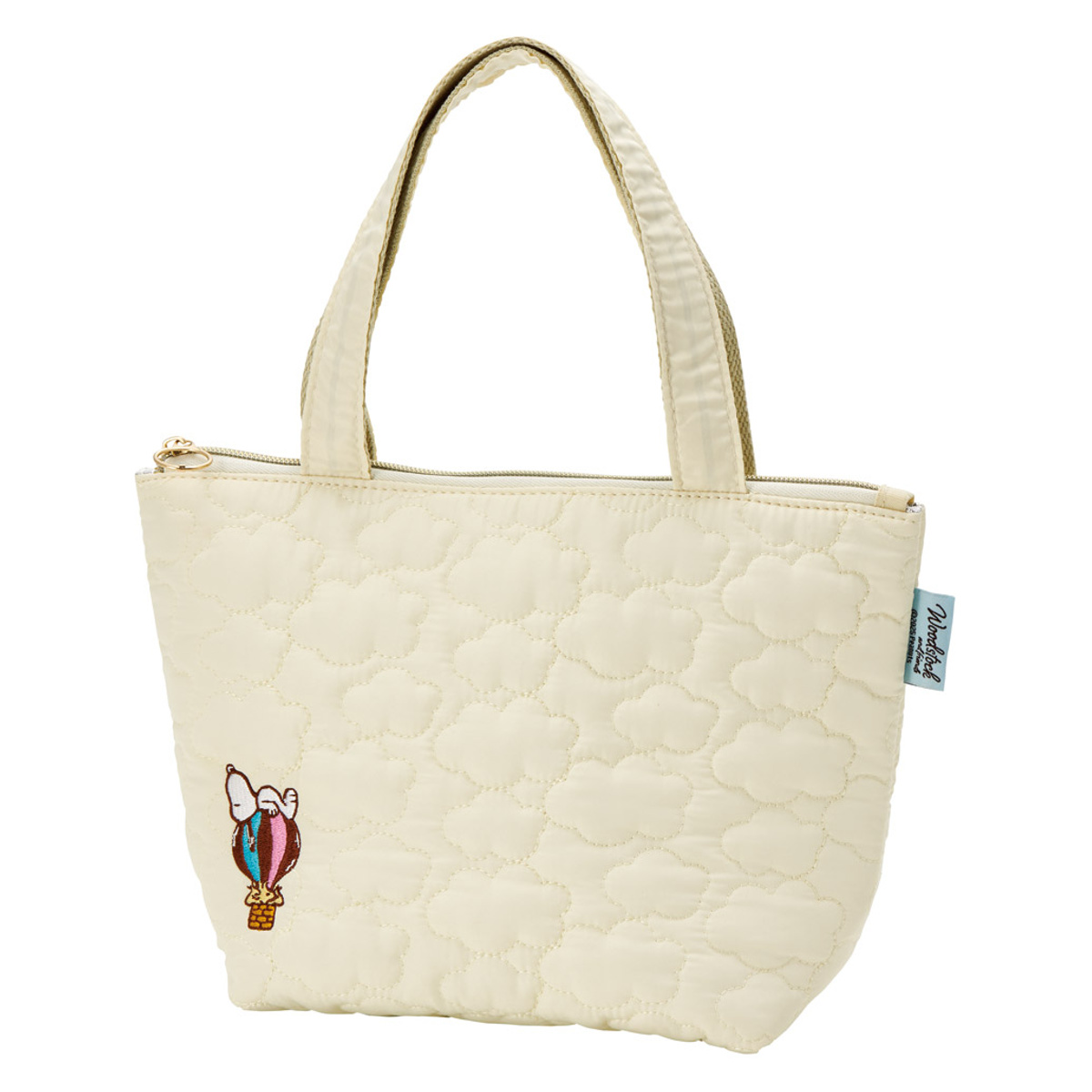 保冷バッグ キルト生地保冷ランチトート ウッドストック トラベル ( お弁当袋 ミニバッグ 手提げ サブバック 鞄 保温 保冷 バッグ トート キルティング かばん カバン お弁当用 お弁当入れ 保冷剤 保冷ランチバッグ )