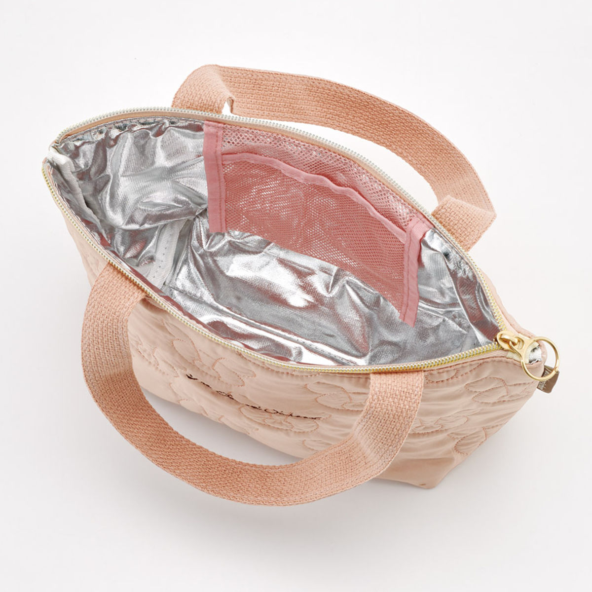 保冷バッグ キルト生地保冷ランチトート くまのがっこうココア ( お弁当袋 ミニバッグ 手提げ サブバック 鞄 保温 保冷 バッグ トート キルティング かばん カバン お弁当用 お弁当入れ 保冷剤 保冷ランチバッグ )