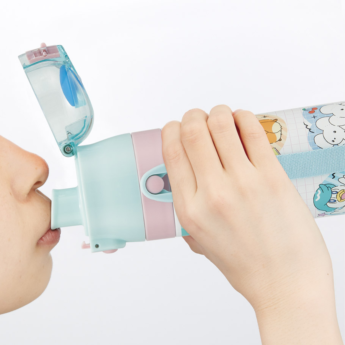 水筒 470ml 超軽量ダイレクトボトル ポケモンポッピング ( 保冷 軽量 直飲み ワンタッチ ステンレスボトル 子供用水筒 子供 直のみ 軽い 超軽量 ワンプッシュ ダイレクトボトル ダイレクト ボトル ステンレス )