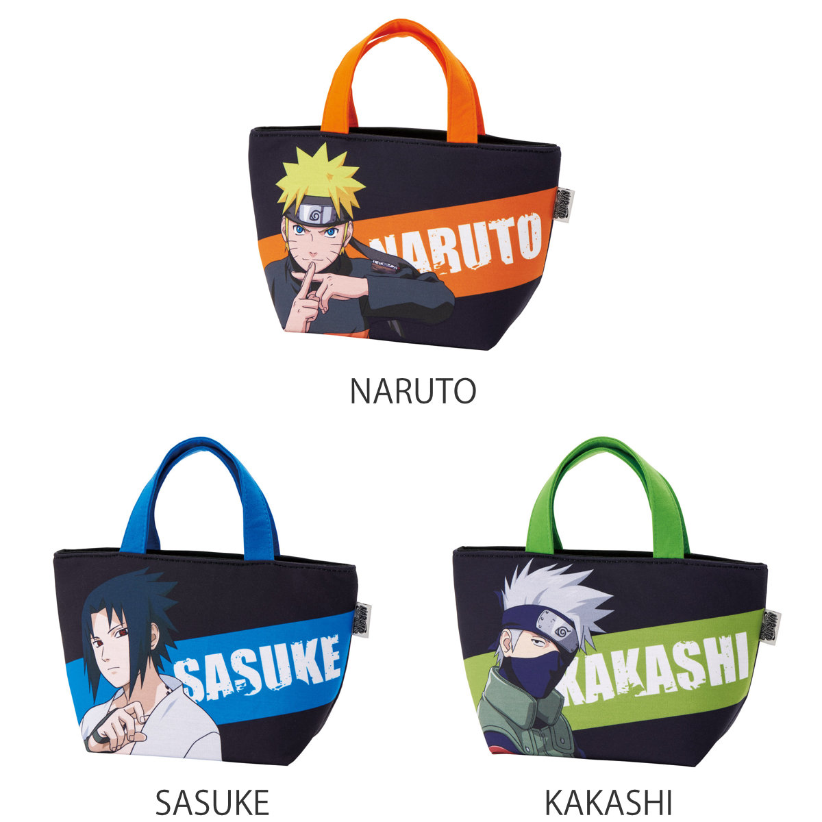 ランチバッグ スエット地ランチバック ( NARUTO 弁当袋 お弁当袋 お弁当入れ ランチトートバッグ お弁当バッグ スエット バッグ 手提げ 買い物 お弁当 弁当 お弁当箱 袋 弁当箱 給食袋 ) 【KAKASHI】 KAKASHI