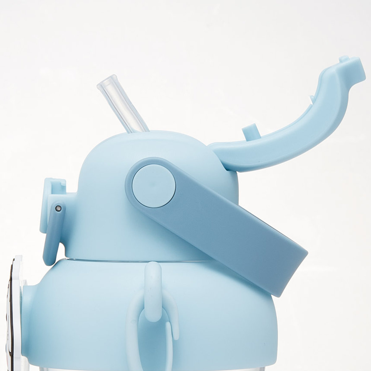 水筒 650ml ラバーマスコット付ストローボトル シナモロール 大好きな日々 ( ストロー付ボトル ストローボトル クリアボトル ワンプッシュ ワンタッチ ストロータイプ 子供 子供用水筒 クリア ショルダーベルト 幼稚園 保育園 )