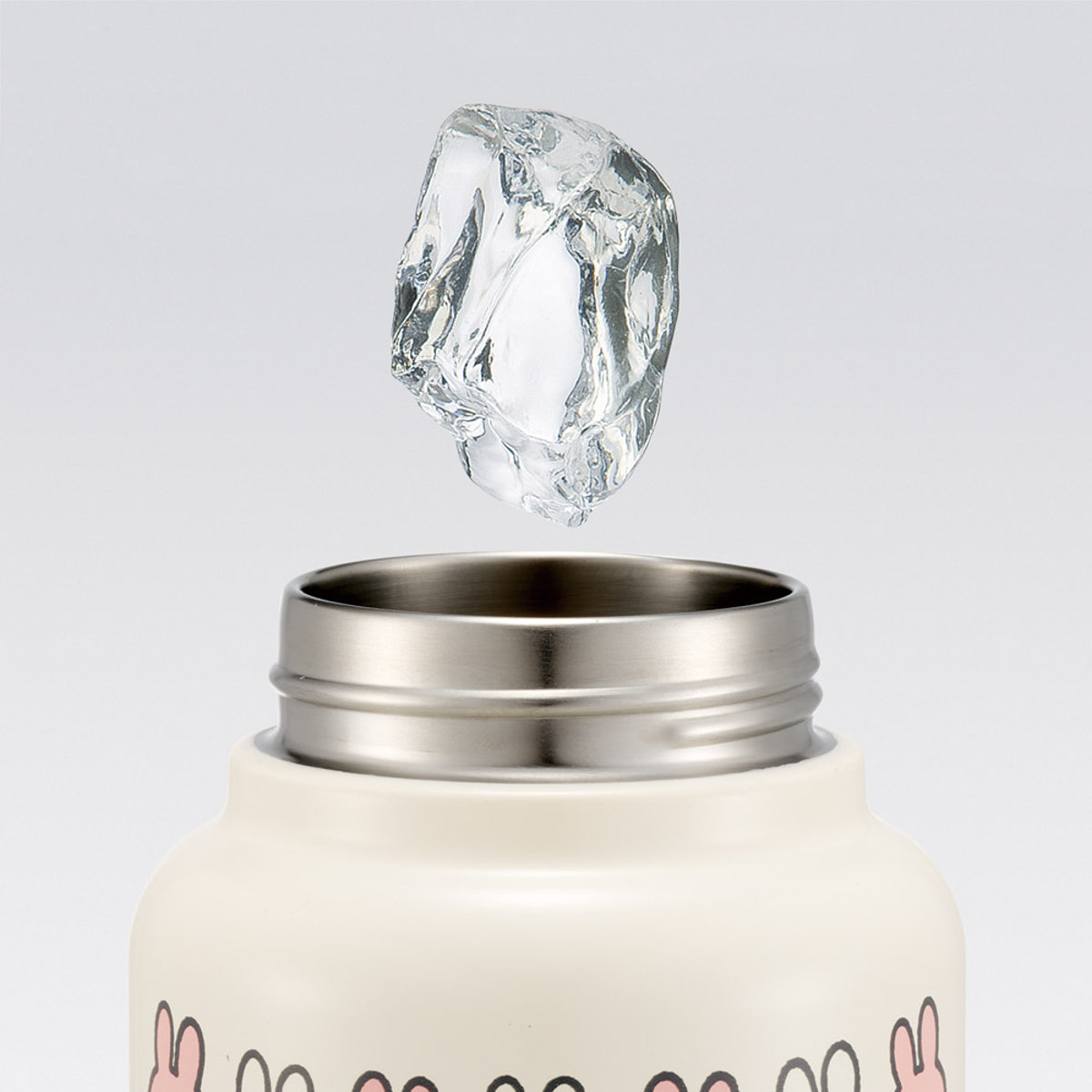 水筒 1L スクリューハンドルマグボトル ミッフィー ( 直飲み 保温 保冷 マグボトル ステンレスボトル ハンドル付き 真空二重構造 マグ ボトル ダイレクトボトル ステンレス マイボトル アウトドア 大容量 )