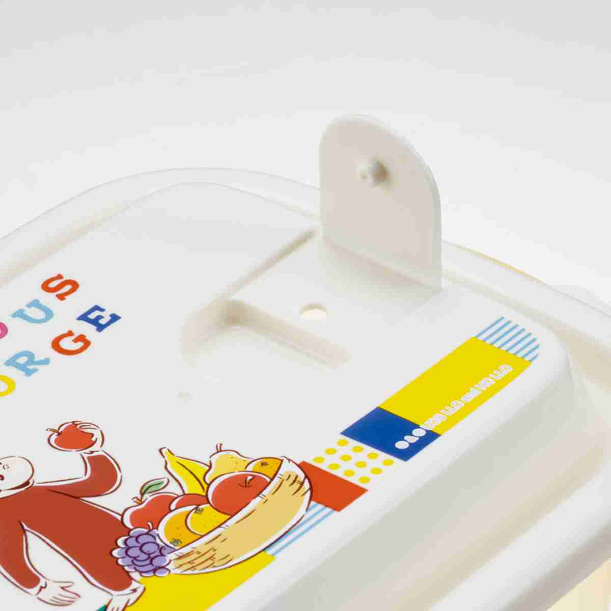 保存容器 500ml エアー弁 ふわっと保存容器 L おさるのジョージ ブロック 2個入り ( プラスチック 電子レンジ対応 フードコンテナ キャラクター 日本製 プラスチック容器 作り置き 弁当箱 保存 容器 食品保存 おしゃれ かわいい )