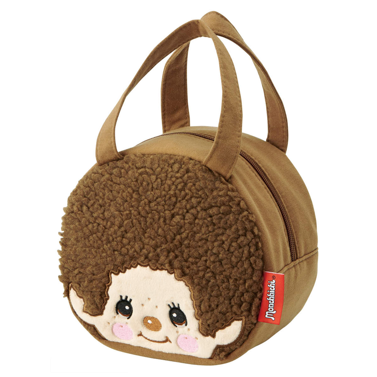 ランチバッグ スエット素材ダイカットバッグ モンチッチ ( お弁当袋 子供用カバン 子供 スウェット素材 鞄 ダイカット カバン 子ども用 子供用 キッズ 持ち手付き お弁当バッグ バッグ かばん )