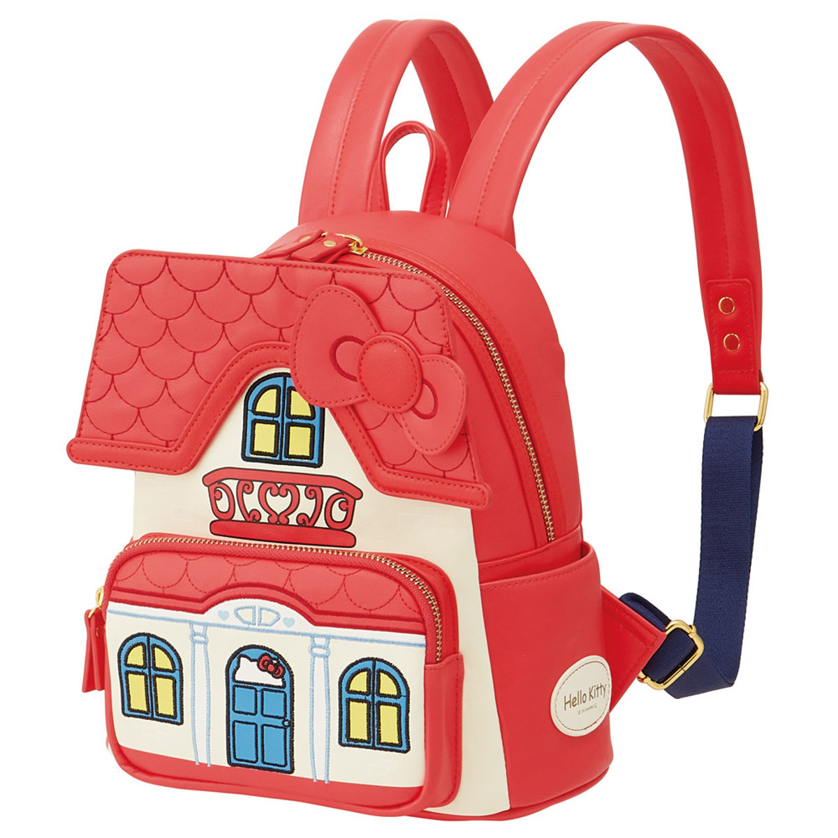 ミニリュック ハローキティ ( リュックサック 子供用 キッズ 幼児 通園 入園 遠足 かわいい キティ リュック 通園リュック お家型 おうち 保育園 幼稚園 旅行 お出かけ )