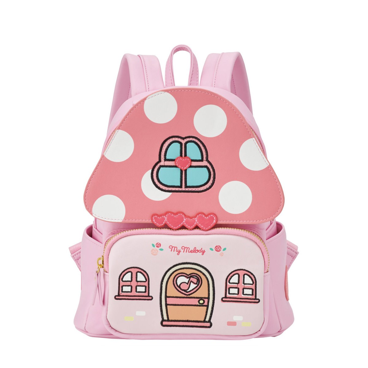 ミニリュック マイメロディ （ リュックサック 子供用 キッズ 幼児 通園 入園 遠足 かわいい マイメロ リュック 通園リュック お家型 おうち 保育園 幼稚園 旅行 お出かけ ）