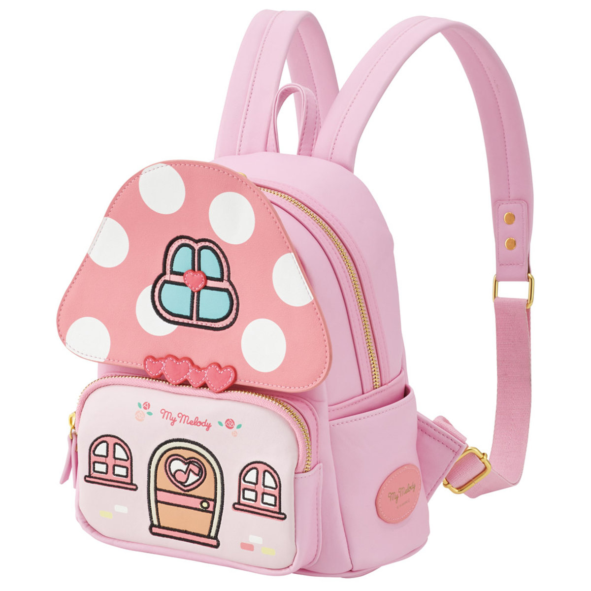 ミニリュック マイメロディ ( リュックサック 子供用 キッズ 幼児 通園 入園 遠足 かわいい マイメロ リュック 通園リュック お家型 おうち 保育園 幼稚園 旅行 お出かけ )