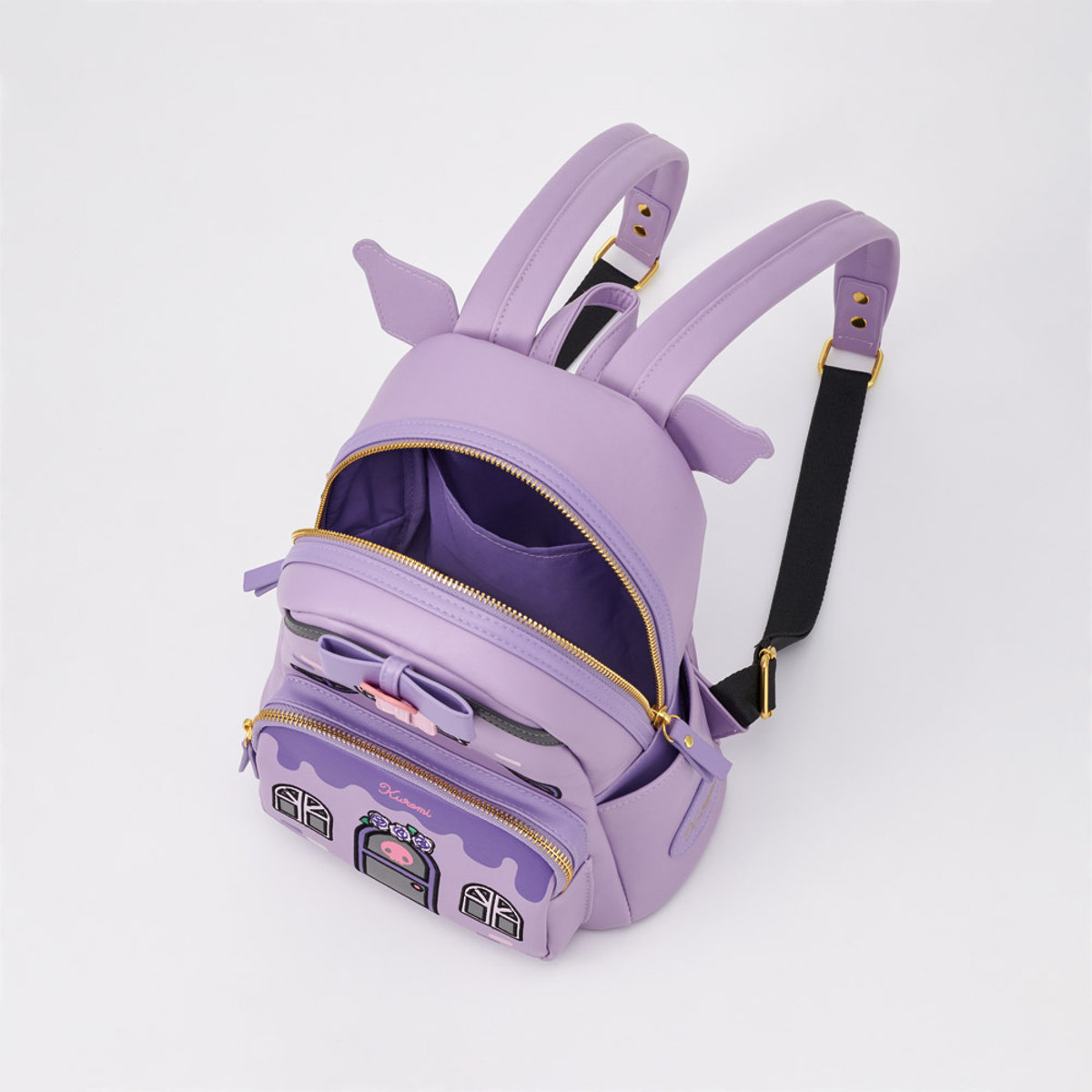 ミニリュック クロミ ( リュックサック 子供用 キッズ 幼児 通園 入園 遠足 かわいい クロミちゃん リュック 通園リュック お家型 おうち 保育園 幼稚園 旅行 お出かけ )