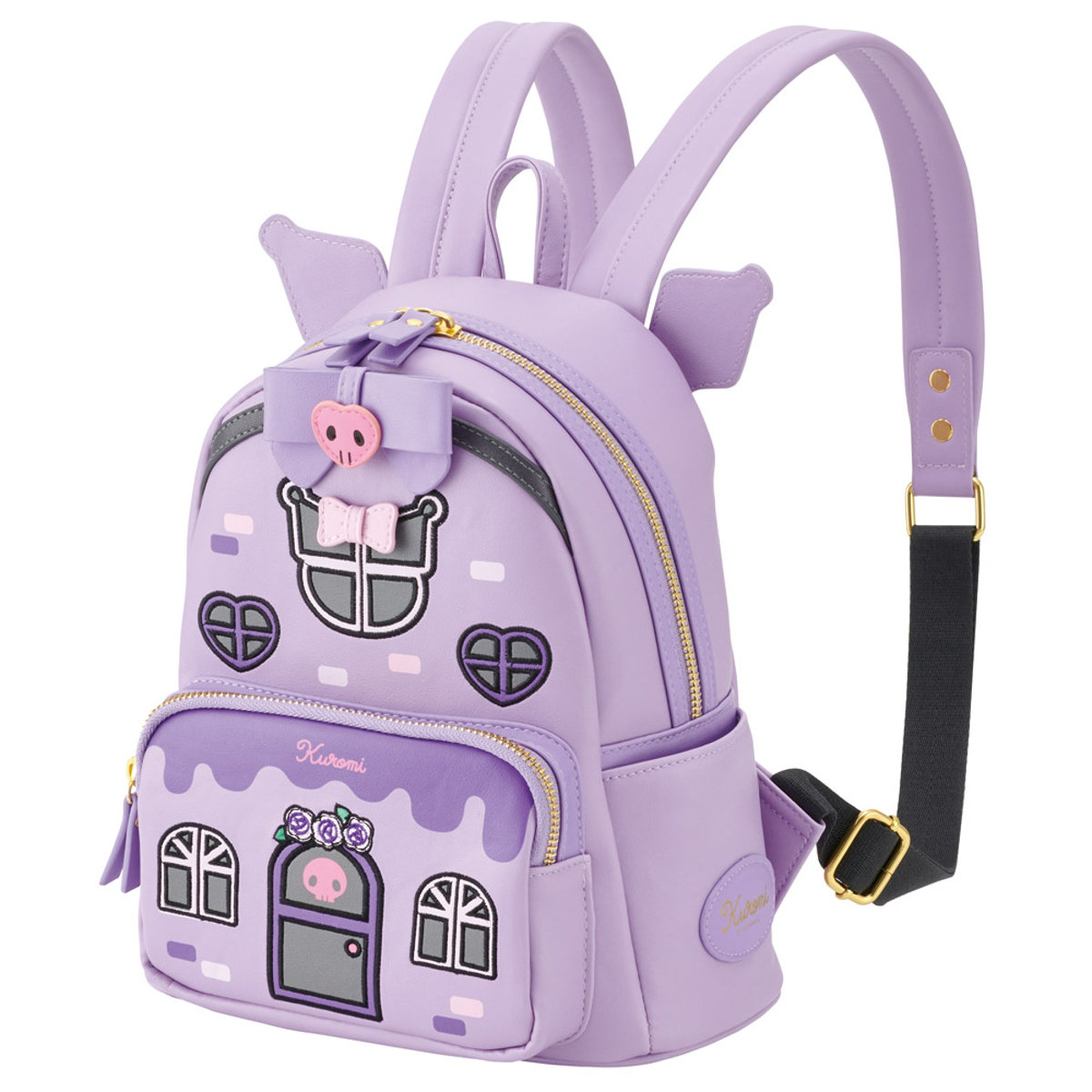 ミニリュック クロミ ( リュックサック 子供用 キッズ 幼児 通園 入園 遠足 かわいい クロミちゃん リュック 通園リュック お家型 おうち 保育園 幼稚園 旅行 お出かけ )