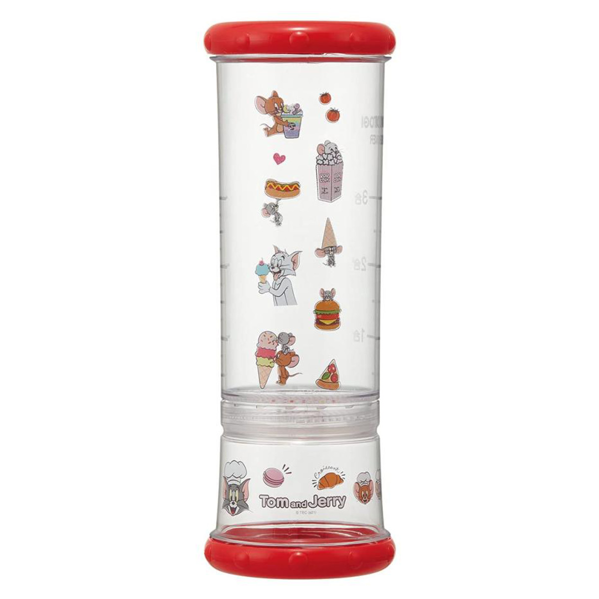 米とぎ 米研ぎシェイカー トム＆ジェリー 振るだけ簡単 （ 便利グッズ 米研ぎ 米とぎ器 お米とぎ お米 水切り 日本製 節水 米洗い 米とぎシェイカー 3合 ネイル キッチン 便利 シェイカー キャラクター ）