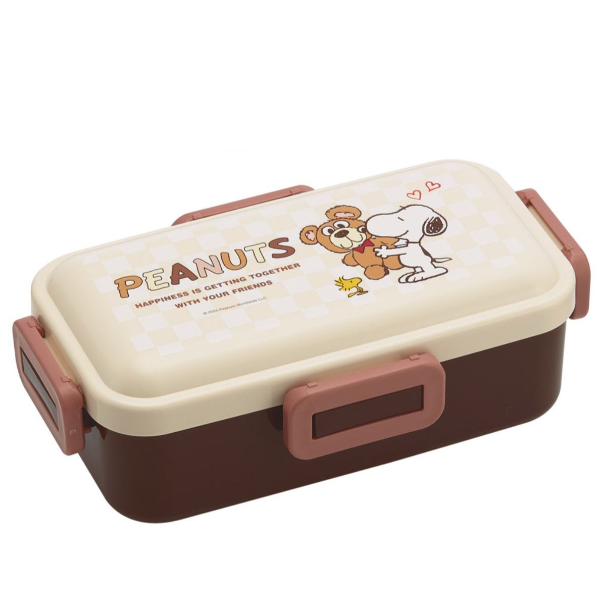 弁当箱 530ml ふわっと弁当箱 SN and BEAR ( ランチボックス 食洗機対応 レンジ対応 一段 ドーム型 4点ロック 1段 日本製 仕切り付き 食洗機OK レンジOK お弁当 弁当 一段弁当 )