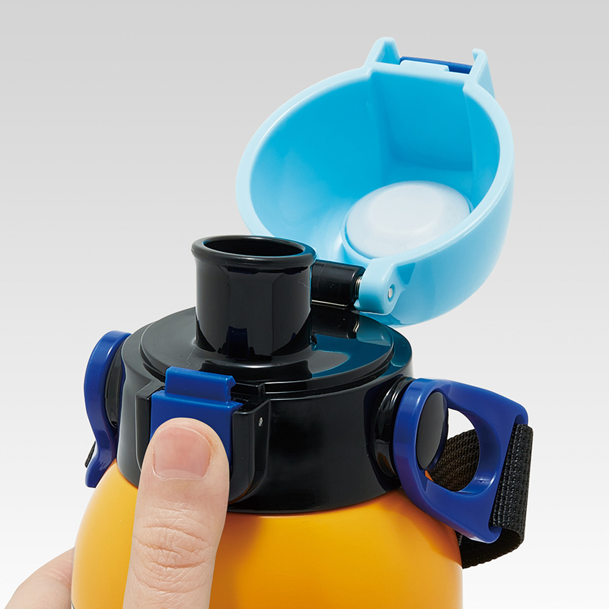 水筒 600ml ダイレクトボトル ドラゴンボールダイマ ( 保冷 直飲み ステンレスボトル ワンプッシュ 直のみ すいとう マグ ボトル ワンタッチ 広口 軽量 軽い マグボトル ベルト付き )