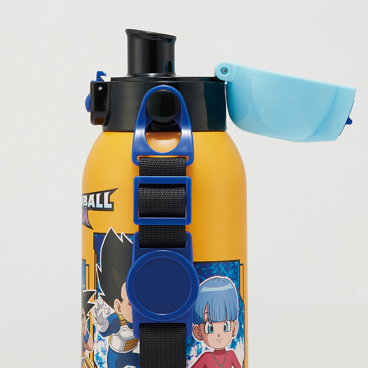 水筒 600ml ダイレクトボトル ドラゴンボールダイマ ( 保冷 直飲み ステンレスボトル ワンプッシュ 直のみ すいとう マグ ボトル ワンタッチ 広口 軽量 軽い マグボトル ベルト付き )