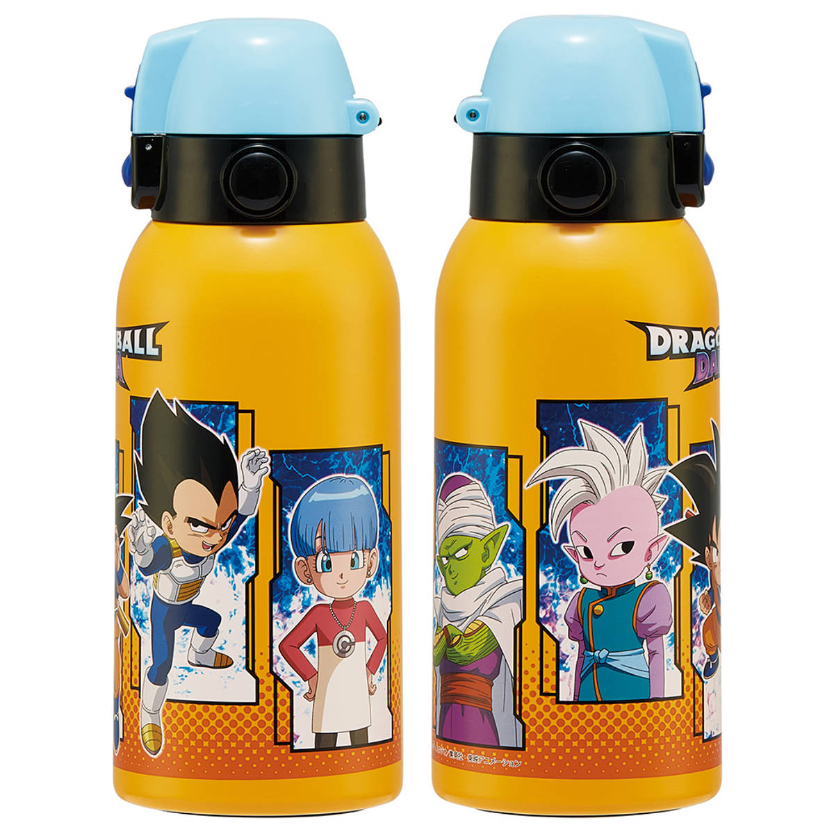 水筒 600ml ダイレクトボトル ドラゴンボールダイマ ( 保冷 直飲み ステンレスボトル ワンプッシュ 直のみ すいとう マグ ボトル ワンタッチ 広口 軽量 軽い マグボトル ベルト付き )