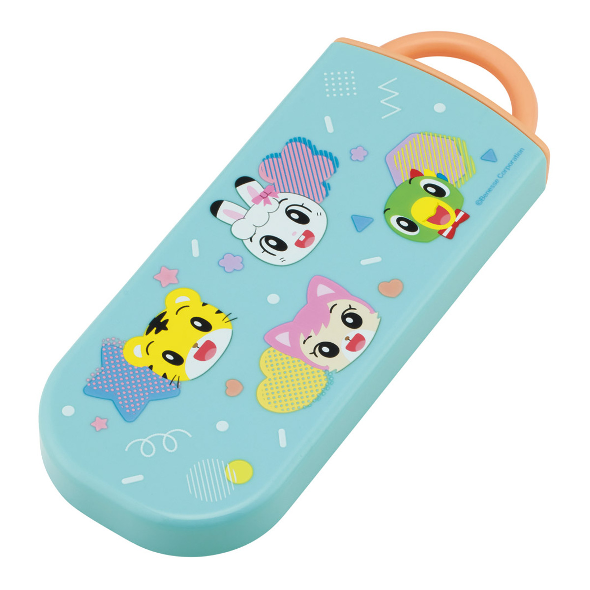 トリオセット 食洗機対応スライド式トリオ しまじろうPOP ( 食洗機対応 カトラリーセット お箸 抗菌 子供 日本製 食洗機OK カトラリー お弁当 弁当 幼稚園 保育園 給食 キッズ 抗菌加工 )