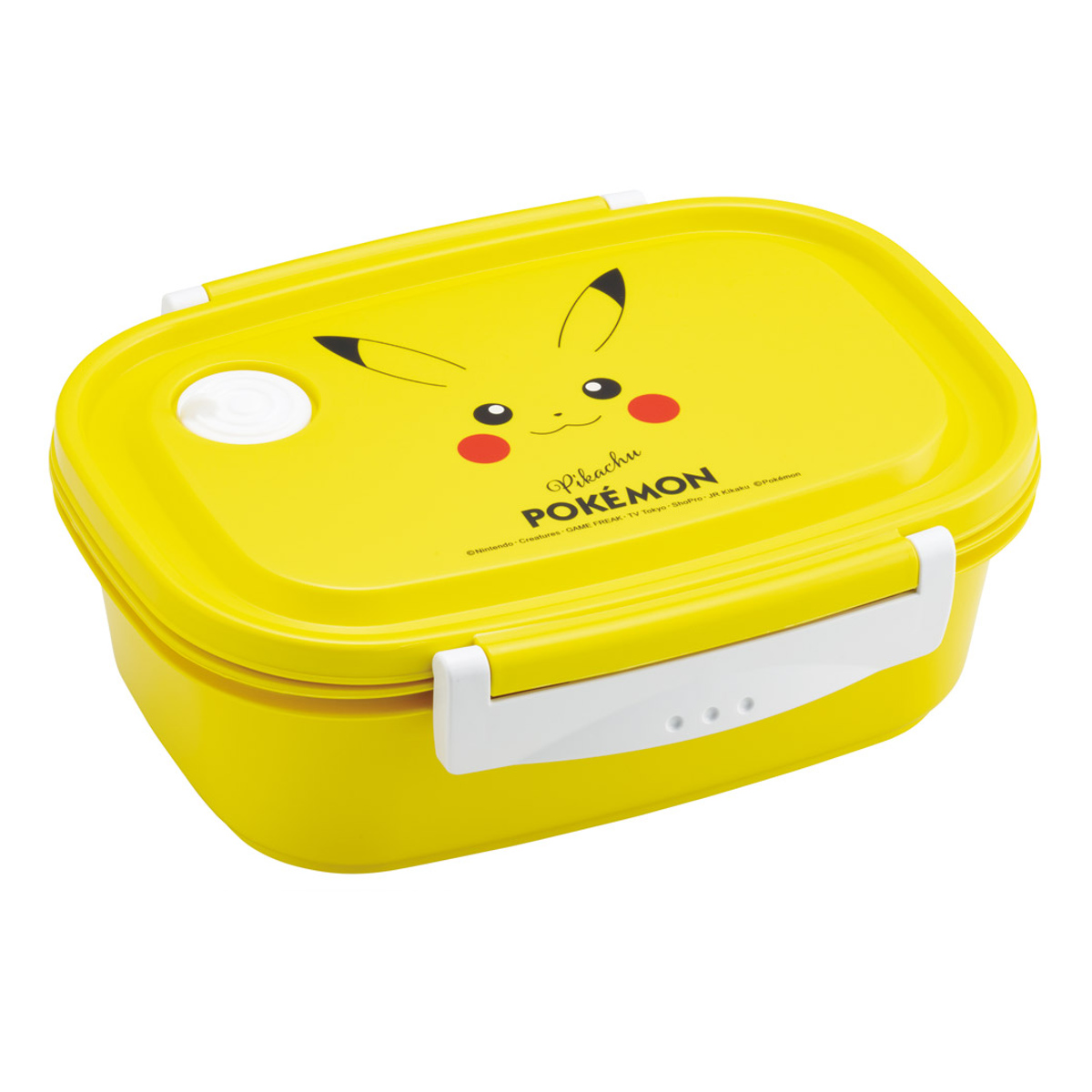 弁当箱 720ml ラク軽弁当箱 L ピカチュウフェイス25 ( ポケットモンスター お弁当箱 レンジ対応 食洗機対応 ランチボックス 冷凍 日本製 冷凍OK レンジOK 食洗機OK 軽量 軽い お弁当 弁当 一段 仕切り付き 保存容器 かわいい )