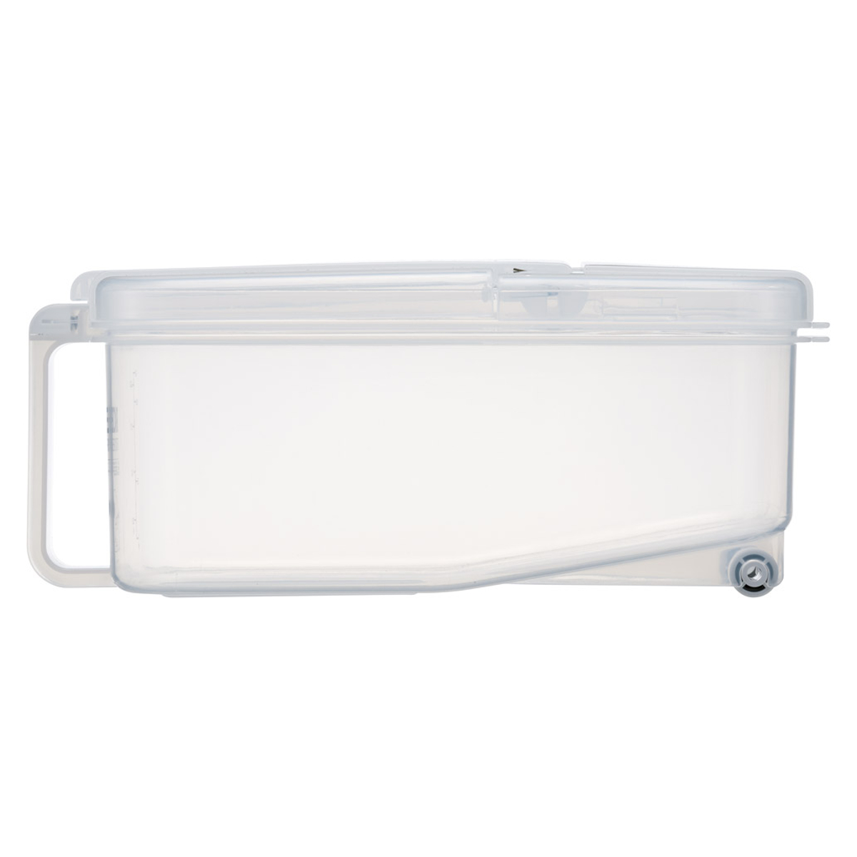 米櫃 2.5kg 冷蔵庫用 米びつ 横型 スヌーピー ( 計量カップ付き 目盛り付き 冷蔵庫 ライスボックス こめびつ おすすめ 無洗米対応 ライスストッカー 米ストッカー コメビツ お米収納 お米保存 キャスター付き キッチン収納 2.5キロ )