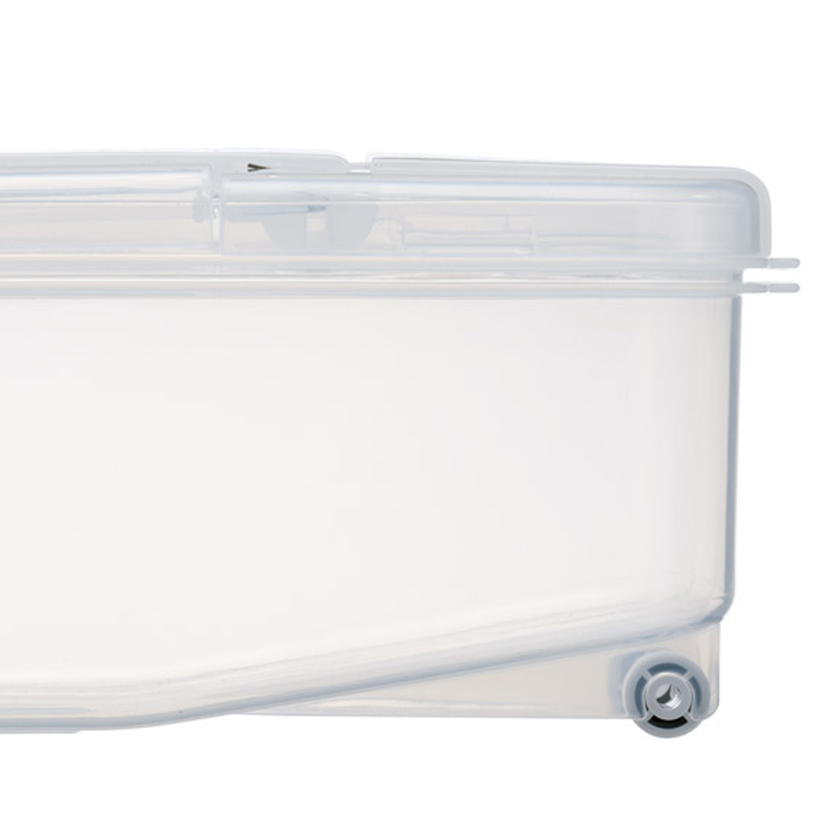 米櫃 2.5kg 冷蔵庫用 米びつ 横型 スヌーピー ( 計量カップ付き 目盛り付き 冷蔵庫 ライスボックス こめびつ おすすめ 無洗米対応 ライスストッカー 米ストッカー コメビツ お米収納 お米保存 キャスター付き キッチン収納 2.5キロ )