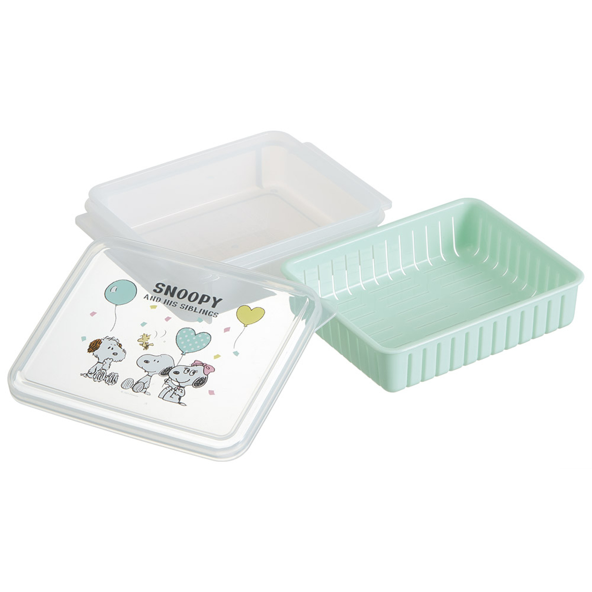 保存容器 260ml ザル付保存容器 S スヌーピー ( プラスチック 電子レンジ対応 ご飯容器 ご飯保存 冷凍 冷凍ご飯容器 冷凍保存 冷凍ごはん容器 保存 容器 ふっくら お弁当 お米 ごはん ご飯 米 小分け 炊き立て )