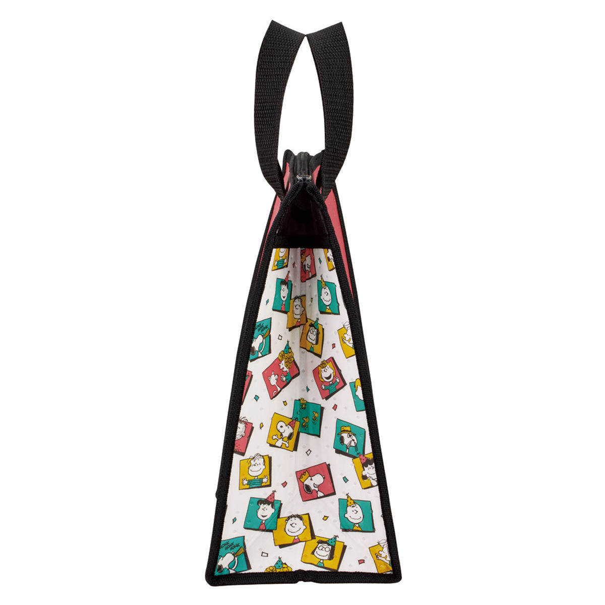 ランチバッグ 不織布保冷バッグ SN75アニバーサリ ( スヌーピー 保冷ランチバッグ 保冷 弁当袋 お弁当袋 四角 ランチトートバッグ 保温 ランチトート お弁当箱 弁当 袋 ランチ マチ付き お弁当入れ 保冷バッグ )