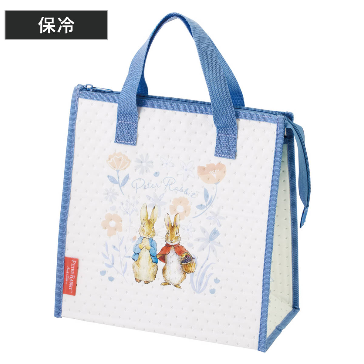 ランチバッグ 不織布保冷バッグ ピーターラビット シトロン ( 保冷ランチバッグ 保冷 弁当袋 お弁当袋 四角 ランチトートバッグ 保温 ランチトート お弁当箱 弁当 袋 ランチ マチ付き お弁当入れ 保冷バッグ )