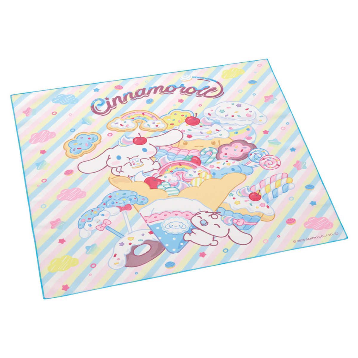 ランチクロス シナモロールファンシー ( ナフキン ランチョンマット 弁当包み 三角巾 給食ナフキン 日本製 お弁当箱 弁当 弁当箱 包み 入れ 子供用 幼稚園 保育園 給食 キッズ 正方形 子供 )