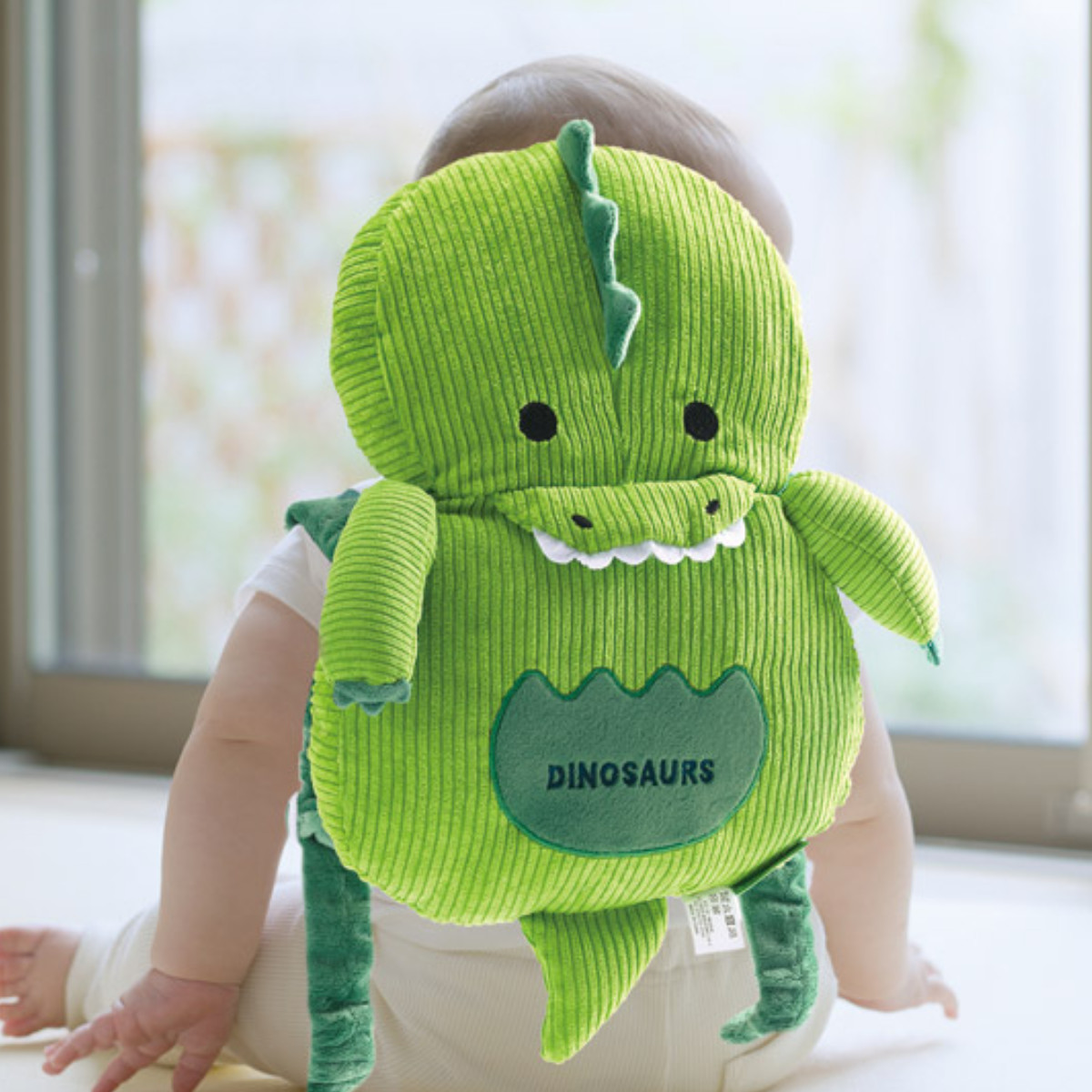 ヘッドガード ヘッドガードクッション ディノサウルス ピク （ ベビーヘッドガード ごっつん防止 クッション ベビー 赤ちゃん 転倒 頭 ぶつけ 防止 リュック ごっつん防止リュック 保護 守る 事故防止 ケガ防止 子供 安全対策 ）
