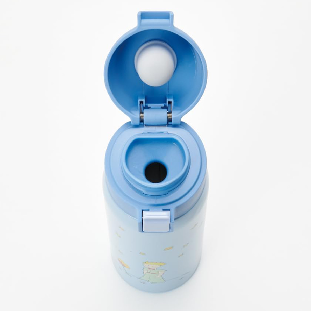水筒 480ml ステンレスワンタッチボトル 星の王子様 ( 直飲み 保温 保冷 ワンプッシュ ステンレスボトル マグボトル キャップロック 真空二重構造 直のみ 広口 マグ ボトル ダイレクトボトル 大人 子供 )