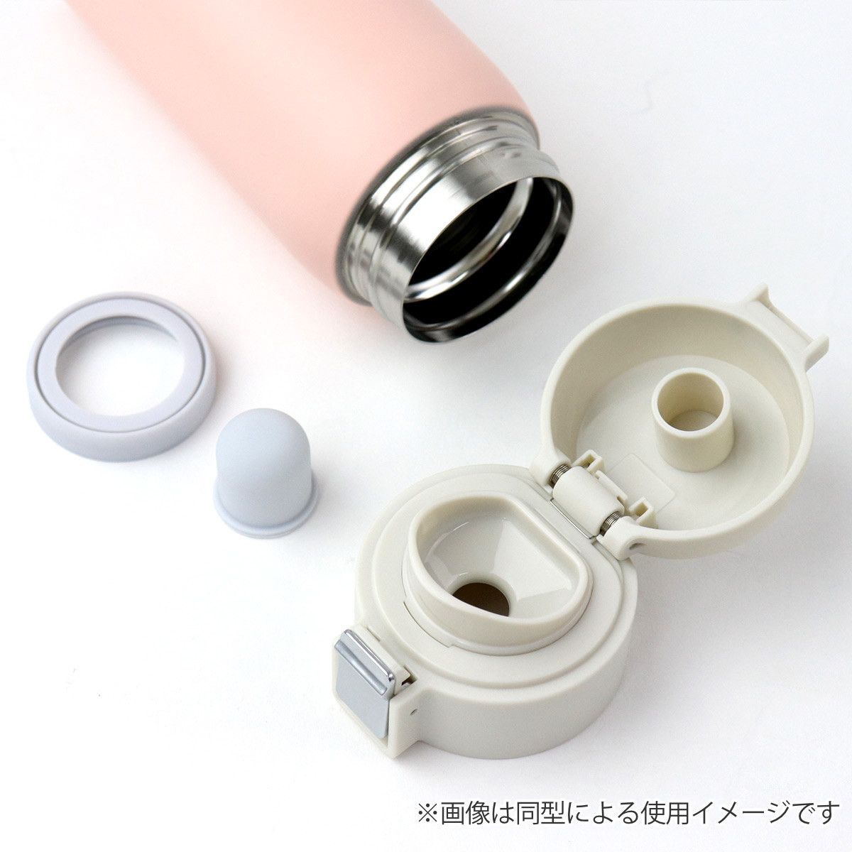 水筒 480ml ステンレスワンタッチボトル 星の王子様 ( 直飲み 保温 保冷 ワンプッシュ ステンレスボトル マグボトル キャップロック 真空二重構造 直のみ 広口 マグ ボトル ダイレクトボトル 大人 子供 )