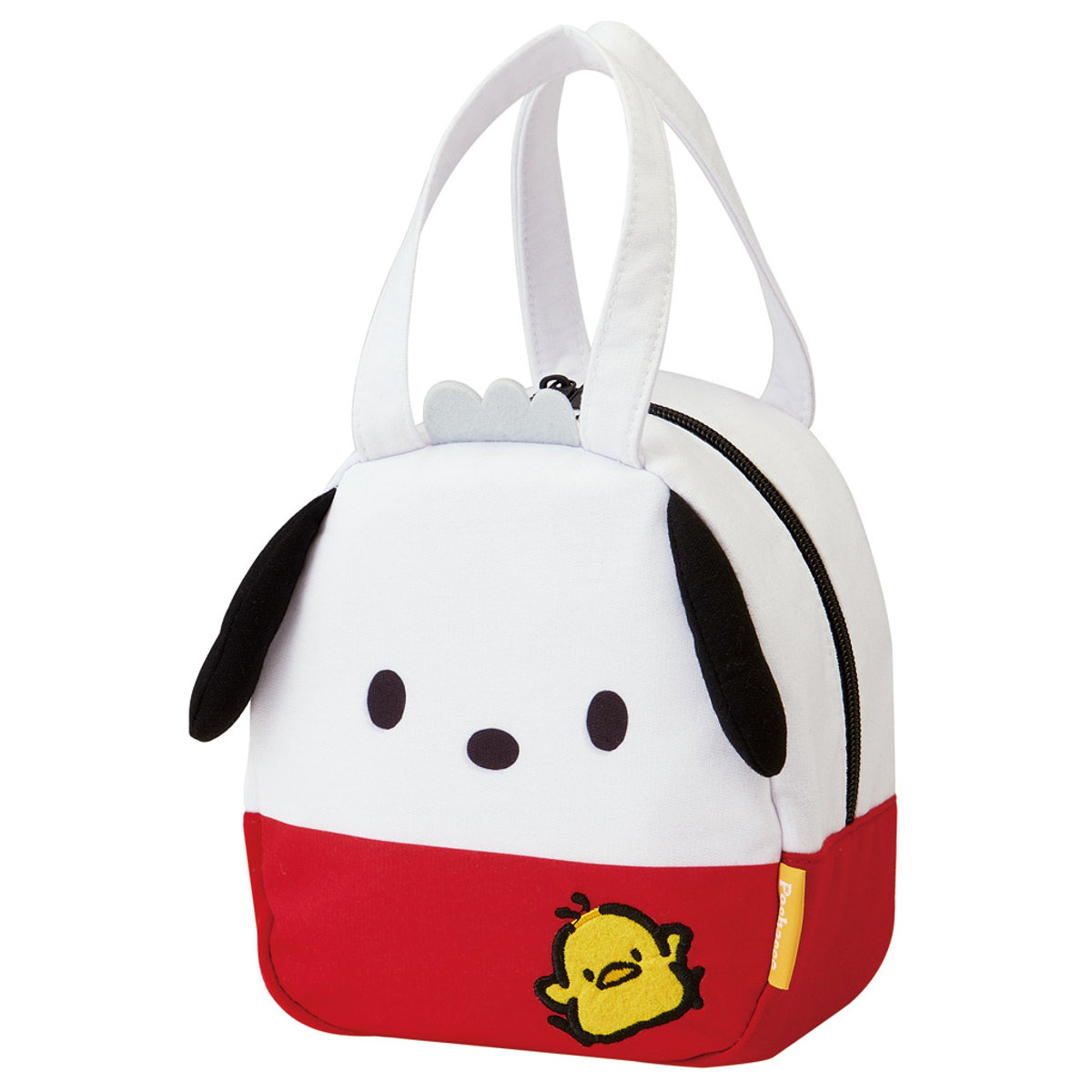 ランチバッグ スエット素材ダイカットバッグ ポチャッコ （ お弁当袋 子供用カバン 子供 スウェット素材 鞄 ダイカット カバン 子ども用 子供用 キッズ 持ち手付き お弁当バッグ バッグ かばん ）