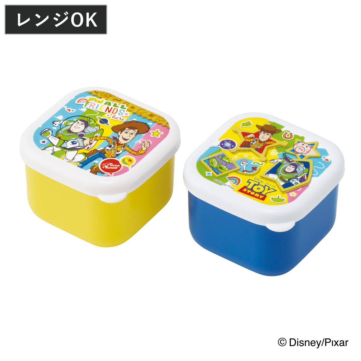 弁当箱 ミニシールボックス2個セット トイ・ストーリー26 ( トイ・ストーリー お弁当箱 シールボックス 2個セット レンジ対応 保存容器 日本製 レンジOK 2個 セット ランチボックス デザートケース )