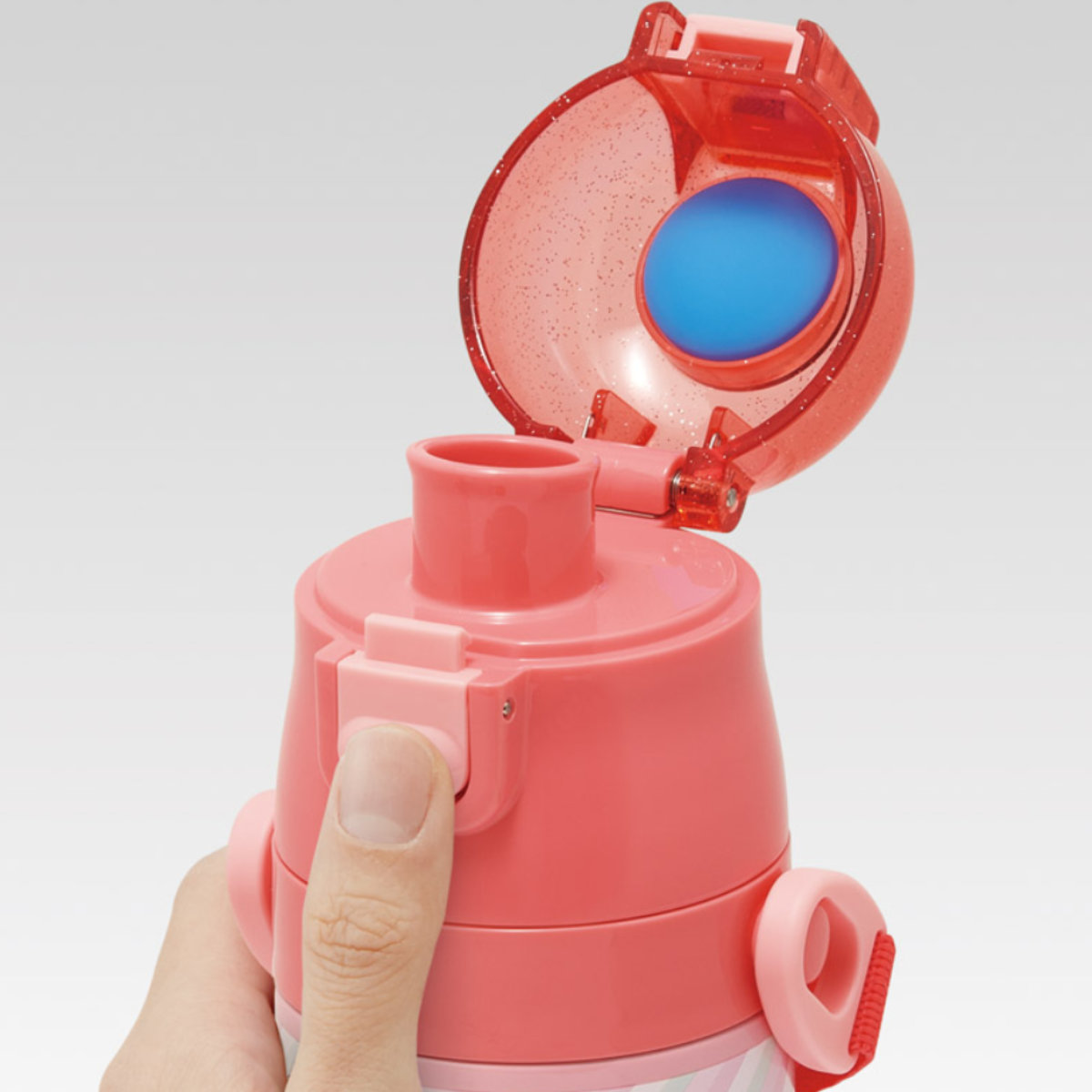 水筒 470ml 430ml 超軽量2WAYステンレスボトル キティファンシー ( 保冷 保温 直飲み コップ付き ワンプッシュ マグボトル コップ飲み 2way 子供用 すいとう ボトル キッズ ワンタッチ ステンレス 超軽量 軽量 )