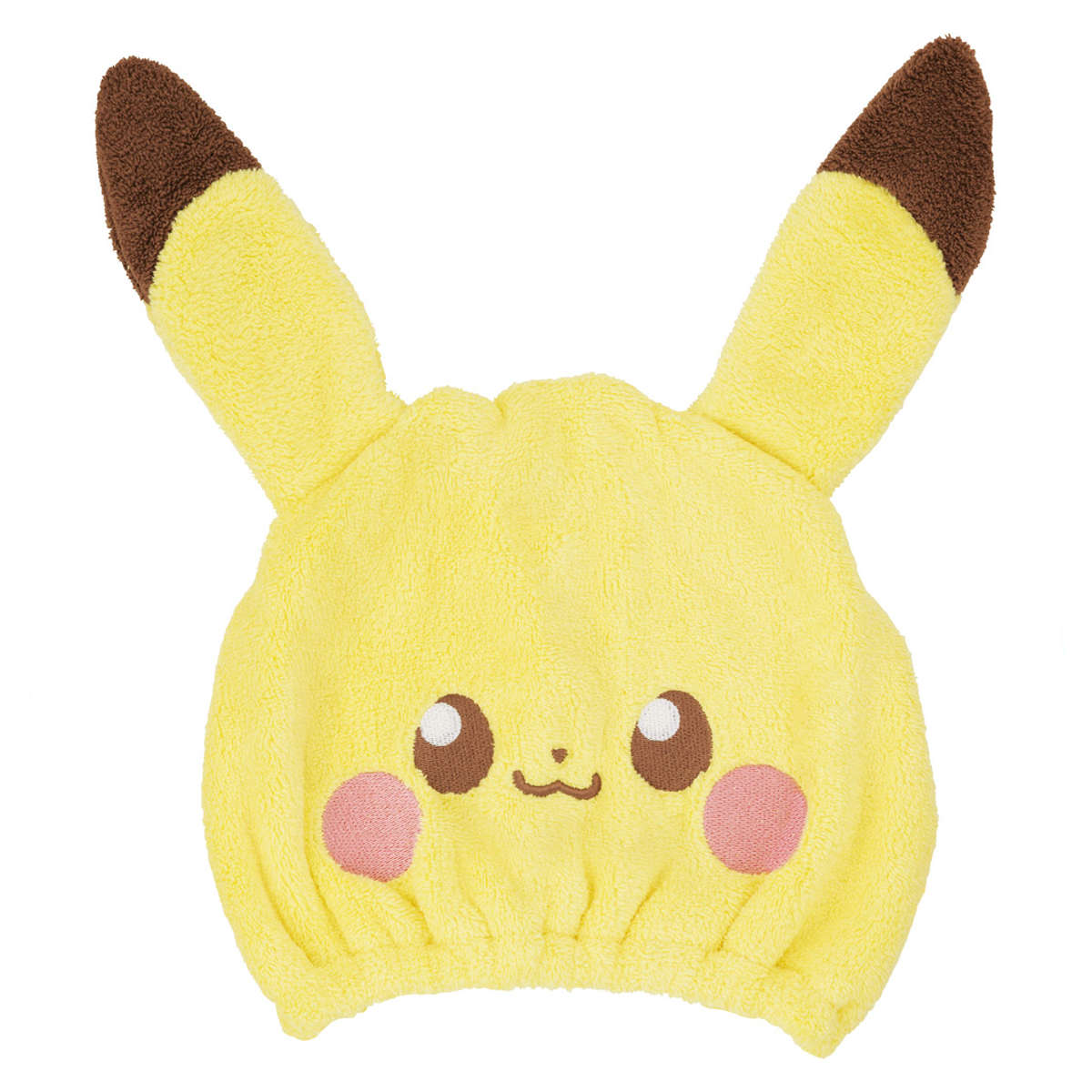 ヘアキャップ 吸水速乾タオルキャップ ポケピース ピカチュウ ( タオルキャップ ドライキャップ 子供 キッズ お風呂上がり キャラクター ポケモン ポケットモンスター 吸水キャップ マイクロファイバー 速乾 風呂上り プール )